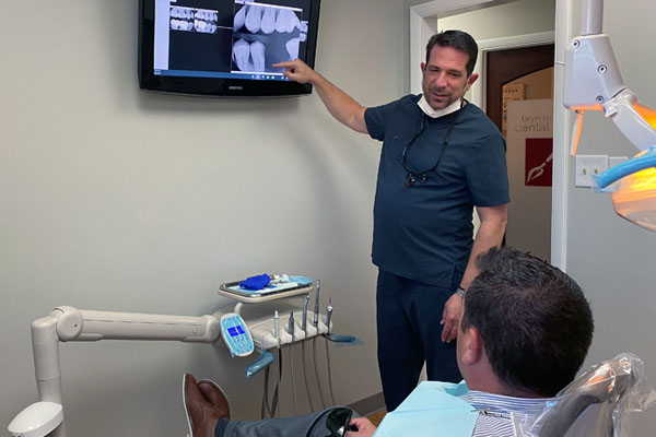 New Patient Dentist in Bryn Mawr A new patient visiting the dentist in Bryn Mawr Dental Arts